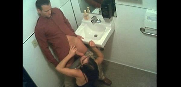  Secret Blowjob In The Toilet Caught Live On CCTV